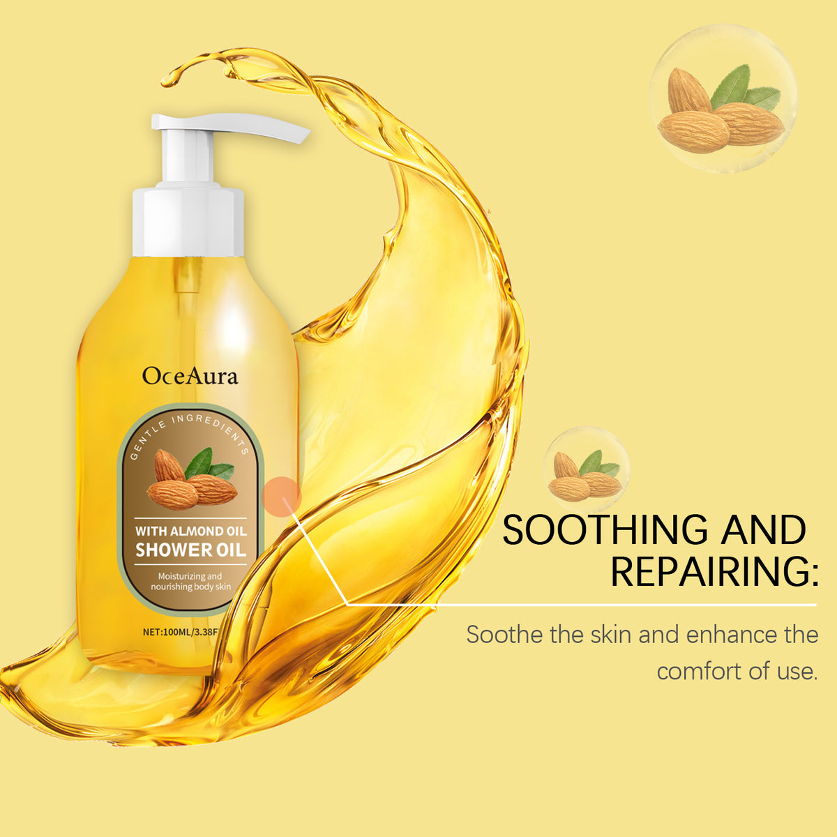 OceAura Coconut Oil Bath Oil