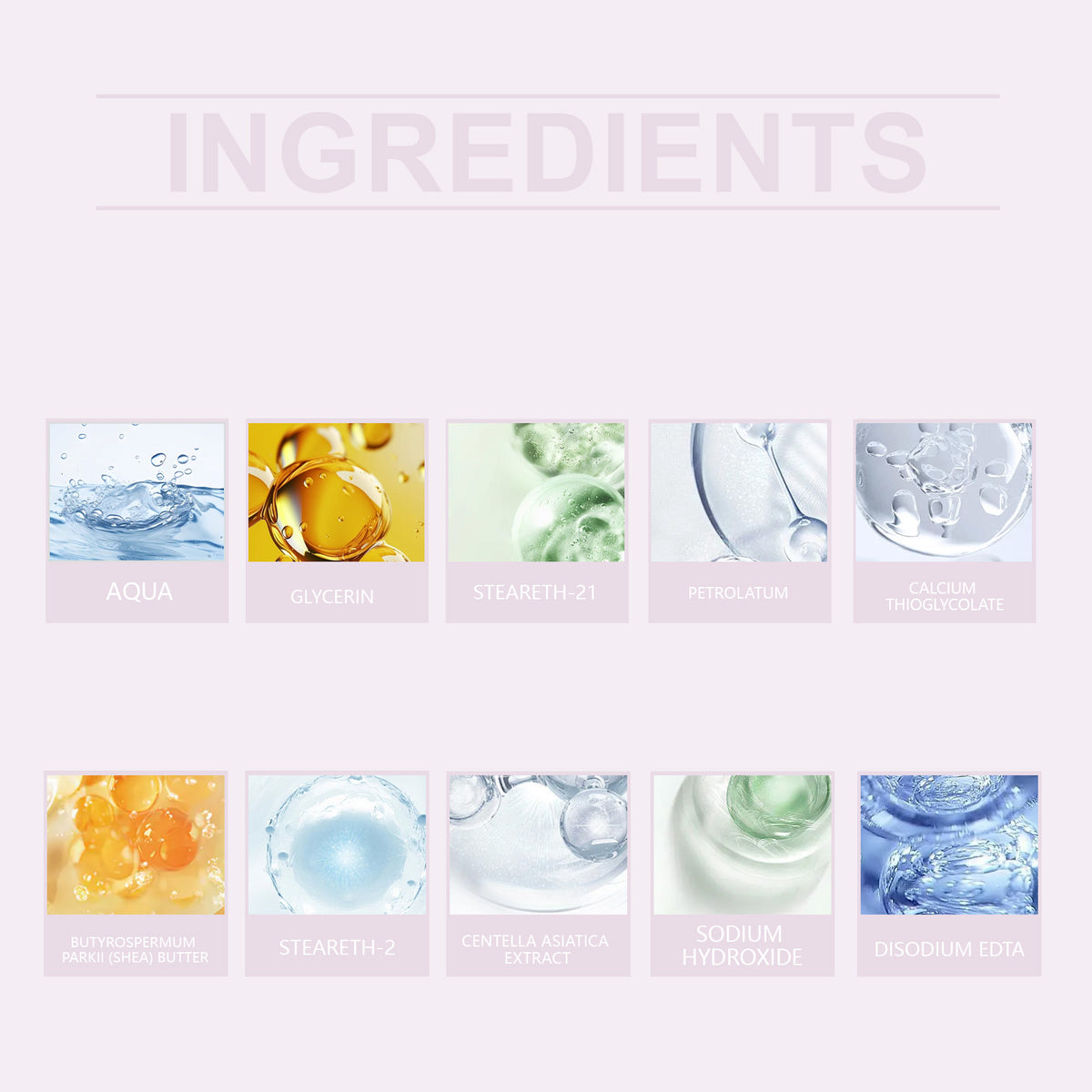 OceAura Body Hair Removal Cream