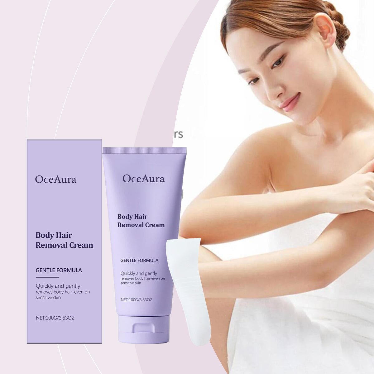 OceAura Body Hair Removal Cream