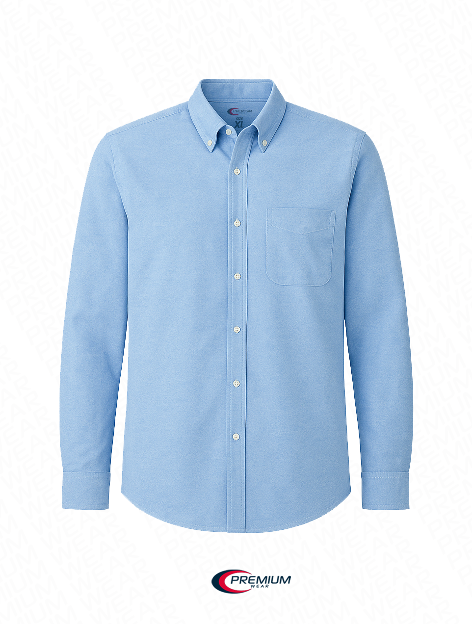 Men's Long Sleeve Oxford Shirt - Single