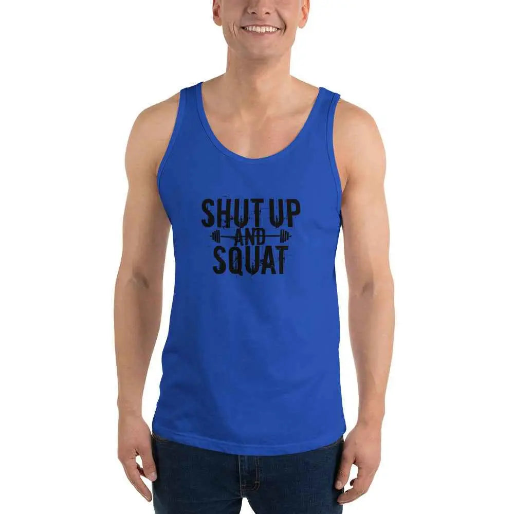Men’s Motivational Tank Top – “Confidence” Fitness Gym Shirt